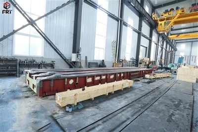 Installation de base de grande fraiseuse à portique CNC de 6M